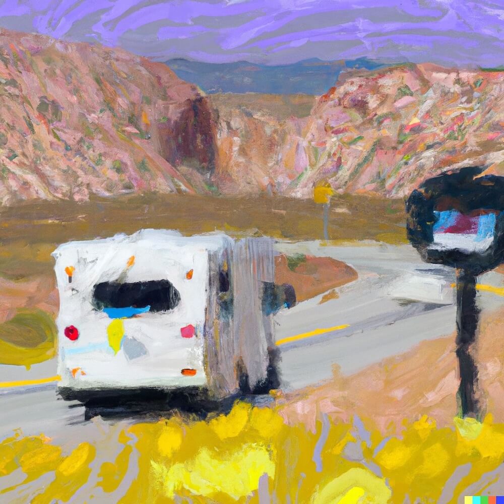 conduite pour camping-car à Las Vegas