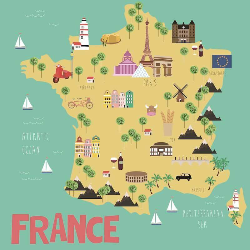 france map to visit