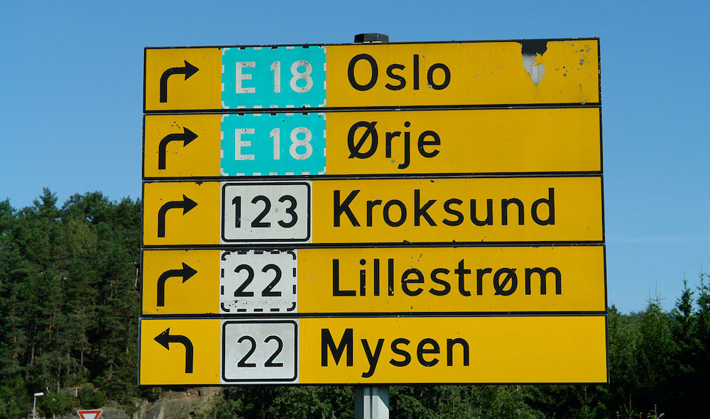 Road Signs Norvege