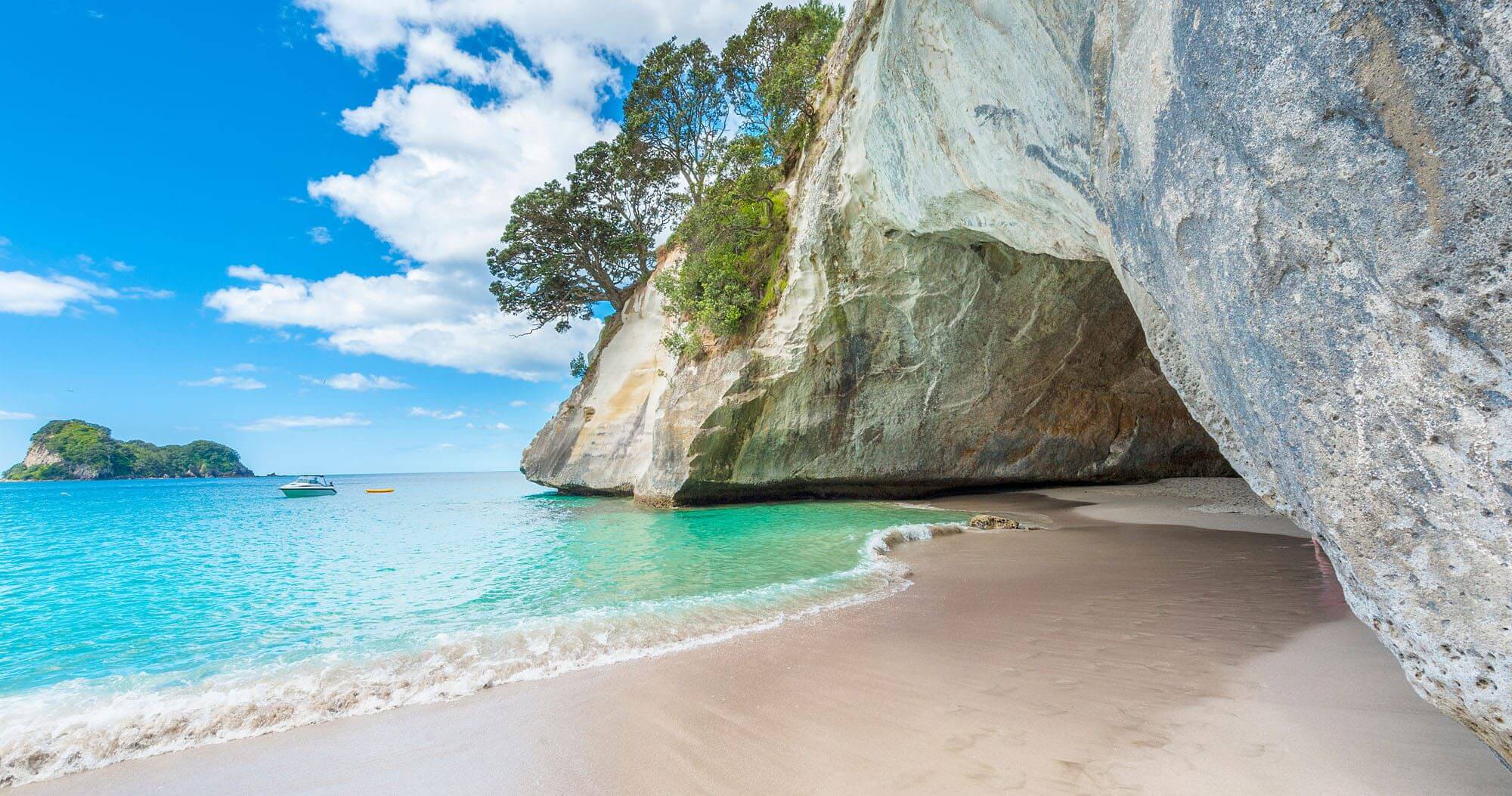 Cathedral Cove Beach New Zealand