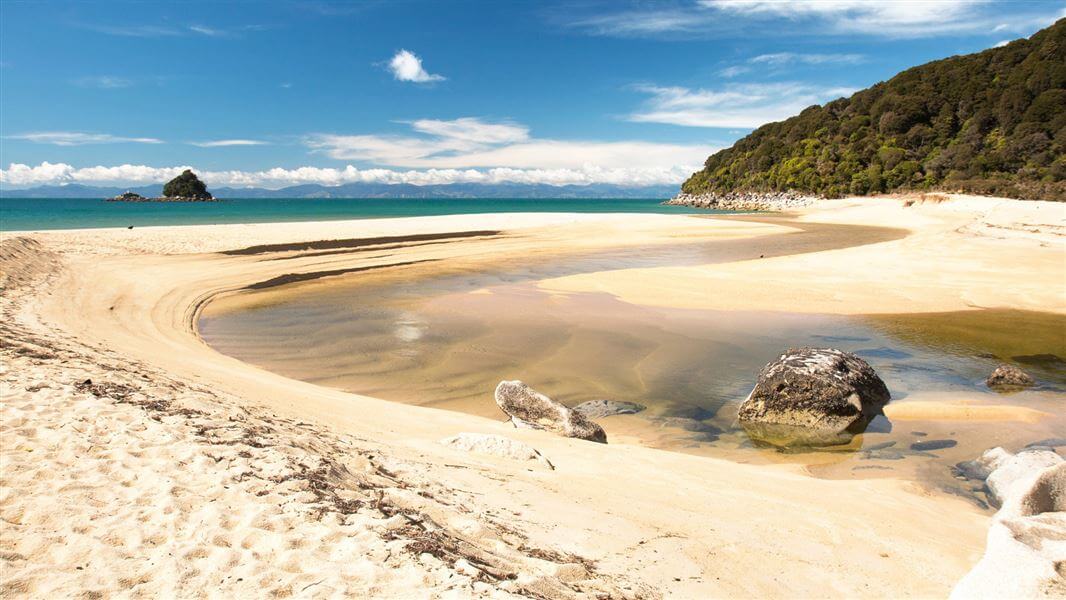 Anchorage Beach Parc National Abel Tasman NZ