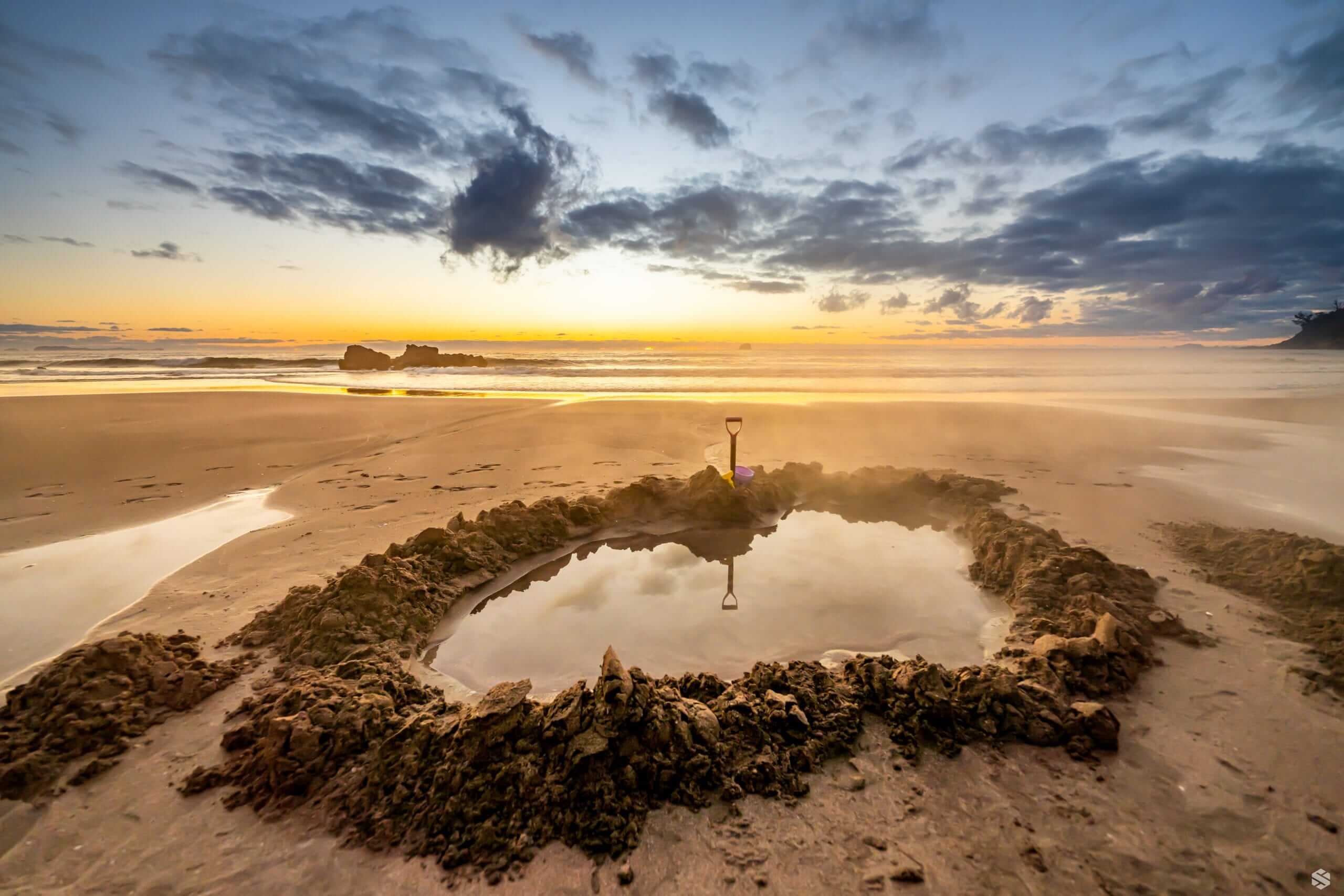 Hot Water Beach Nouvelle Zelande