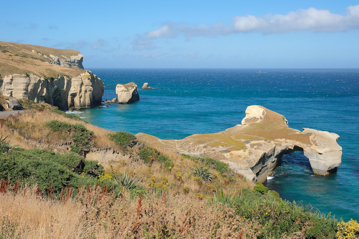 Tunnel Beach Nouvelle Zelande