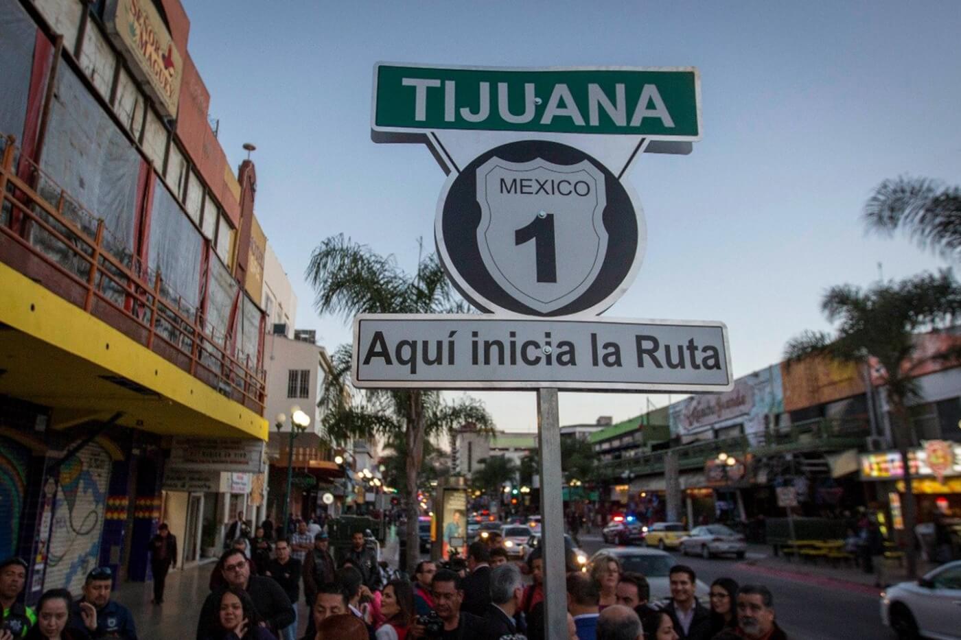Avenida de la revolución en Tijuana