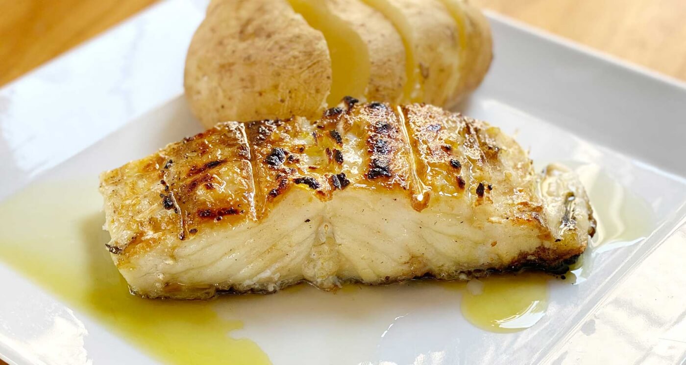 Bacalao a la brasa