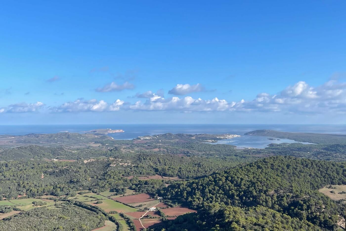 Vistas de Menorca desde el Monte Toro