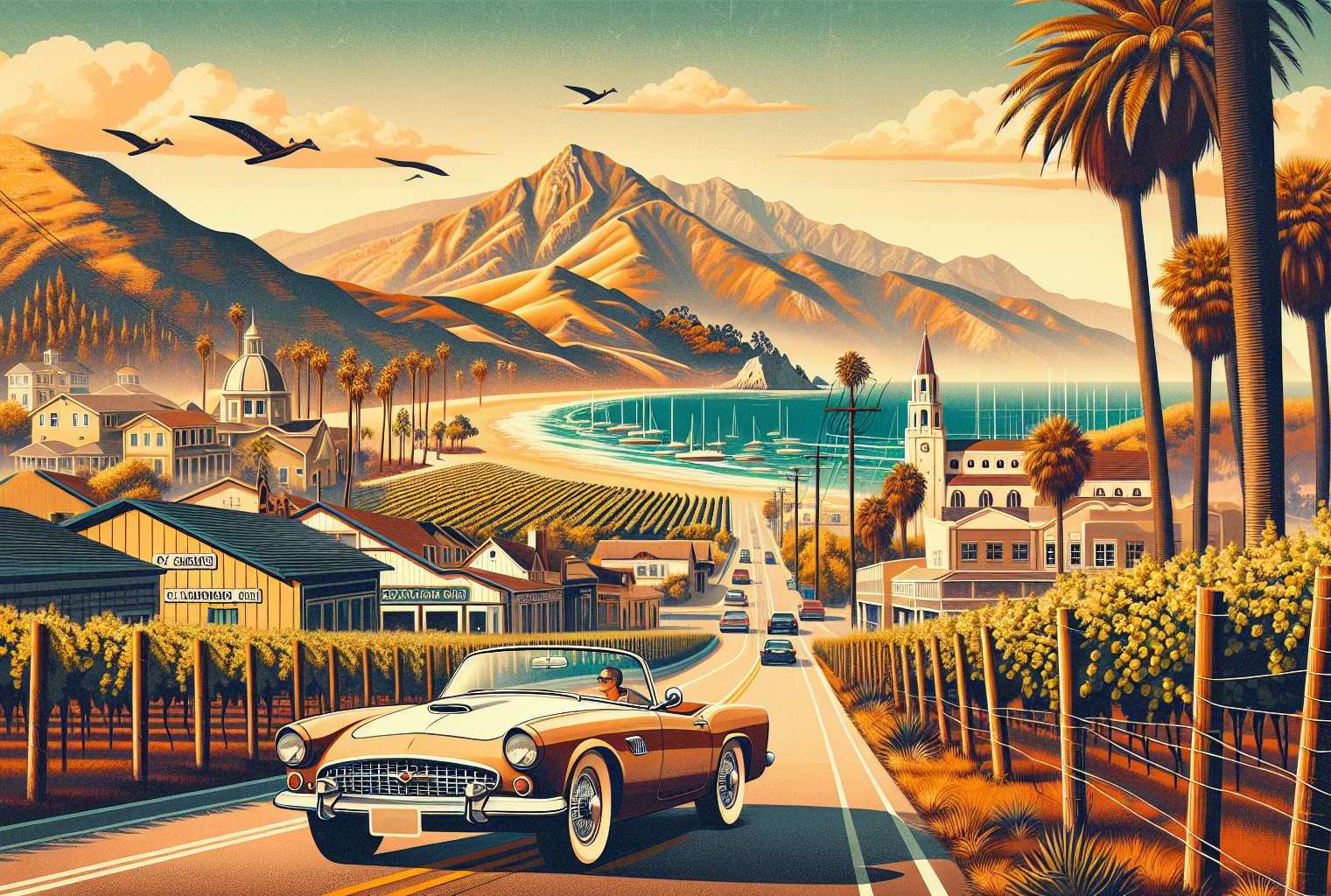 Day trips from San Diego with beaches, vineyards, mountains.