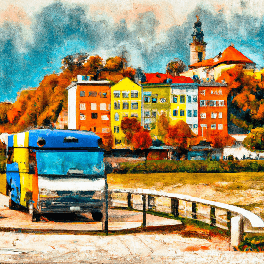 Wohnmobil in Passau, Herbstbäume, Fischerboote, Innbrücke, Stefanskirche